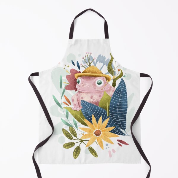 Item preview, Pink Frog with Flowers designed and sold by CoffeeandPixels.