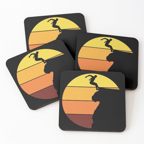 Item preview, Cliff Diving Tombstoning Base Jumping Extreme Sports Vintage Retro designed and sold by CuteDesigns1.