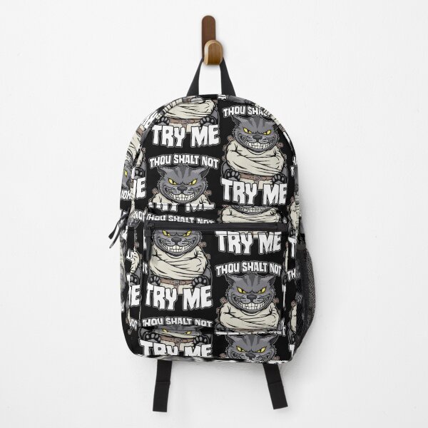 Item preview, Thou Shalt Not Try Me Crazy Lady Cat Funny Mad Cats Lover designed and sold by GrandeDuc.
