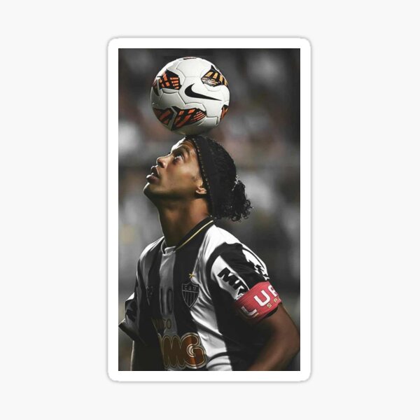 Ronaldinho Illustration Sticker For Sale By Johnmamat Redbubble
