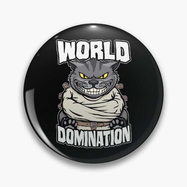 Item preview, World Domination Crazy Evil Cat Lady Funny Mad Cats Lover designed and sold by GrandeDuc.