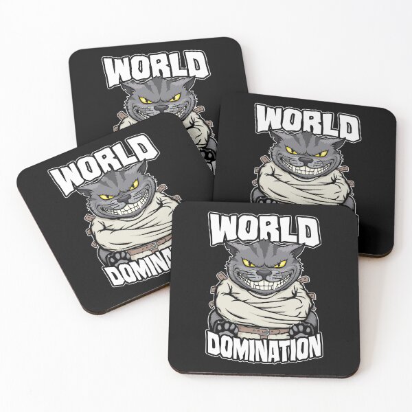 Item preview, World Domination Crazy Evil Cat Lady Funny Mad Cats Lover designed and sold by GrandeDuc.