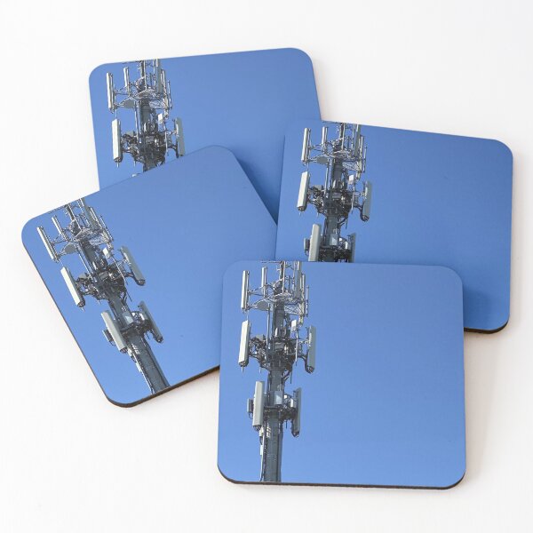 Item preview, Telecommunications tower against perfect blue sky designed and sold by picmistress.