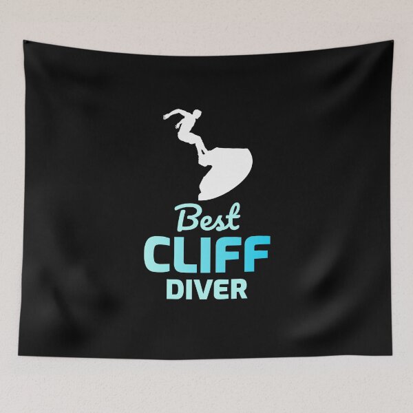 Item preview, Cliff Diving Tombstoning Base Jumping Extreme Sports Funny Sayings designed and sold by CuteDesigns1.