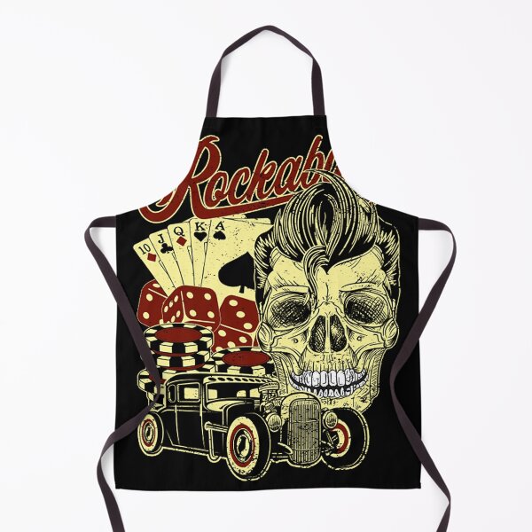 Item preview, Rockabilly Gambling Skull T-Shirt designed and sold by diore2012.