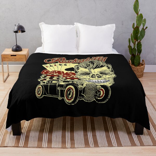Item preview, Camiseta Rockabilly Gambling Skull designed and sold by diore2012.