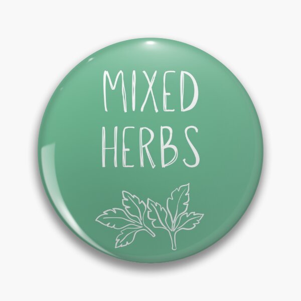 Item preview, Mixed Herbs Kitchen Storage Jar Label designed and sold by the-label-guy.