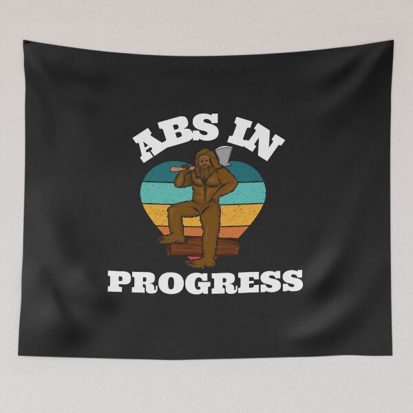 Item preview, abs in progress incomplete (bigfoot, axe) designed and sold by UnboundFull.
