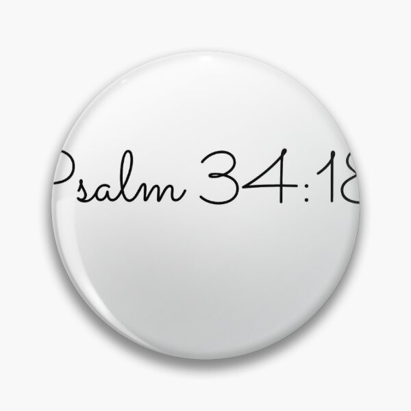 Artikelvorschau, Psalm 34:18 entworfen und verkauft von artbyklara.