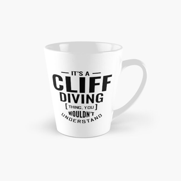 Item preview, Cliff Diving Tombstoning Base Jumping Extreme Sports Funny Sayings designed and sold by CuteDesigns1.