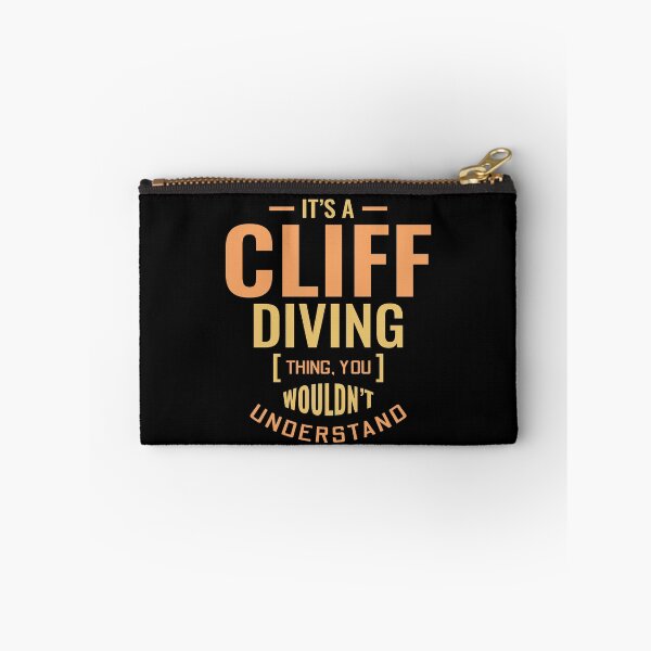Item preview, Cliff Diving Tombstoning Base Jumping Extreme Sports Funny Sayings designed and sold by CuteDesigns1.