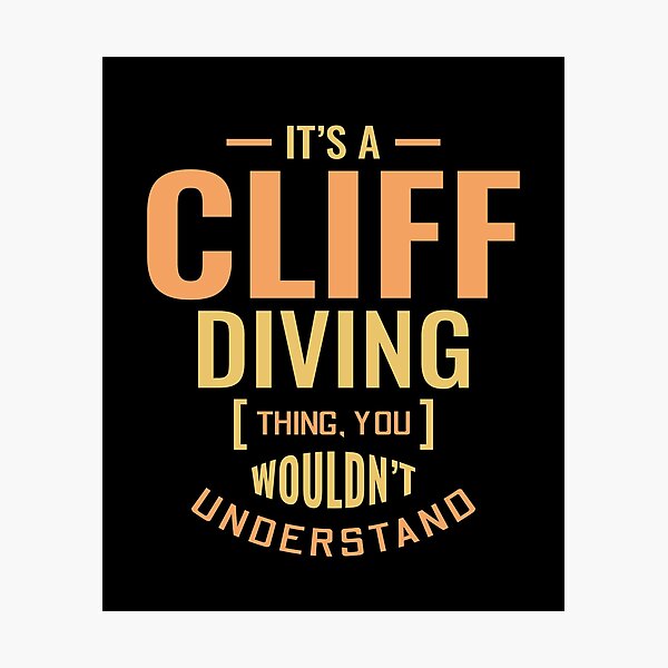 Item preview, Cliff Diving Tombstoning Base Jumping Extreme Sports Funny Sayings designed and sold by CuteDesigns1.