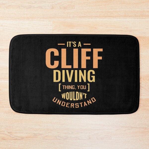 Item preview, Cliff Diving Tombstoning Base Jumping Extreme Sports Funny Sayings designed and sold by CuteDesigns1.