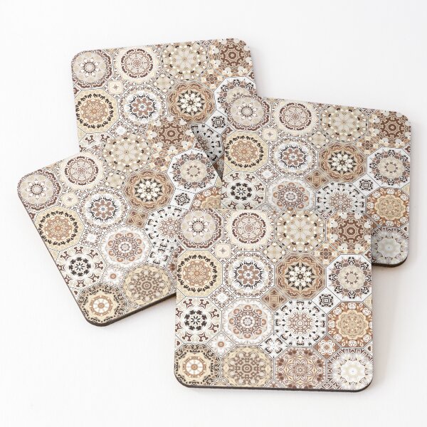 Item preview, Octagonal Oriental and ethnic motifs in patterns. designed and sold by IrinaGuArt.