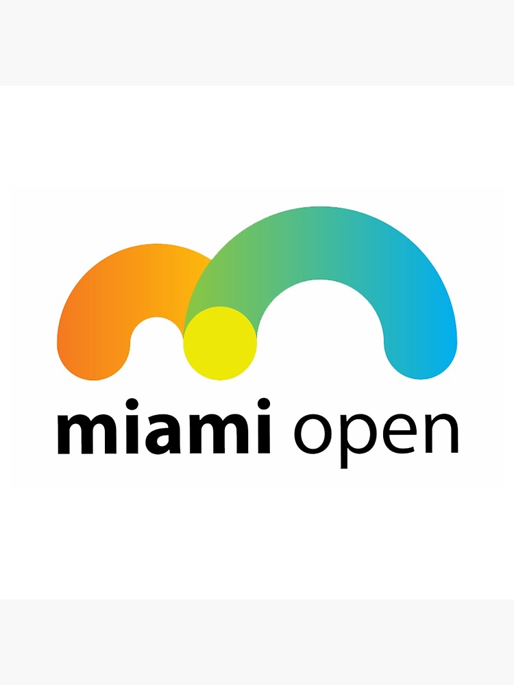 "Miami Open" Poster by gideonmason Redbubble