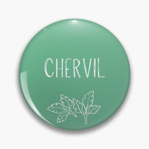 Item preview, Chervil Kitchen Storage Jar Label designed and sold by the-label-guy.