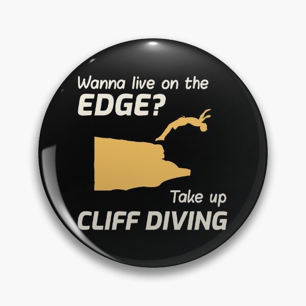 Item preview, Cliff Diving Tombstoning Base Jumping Extreme Sports Funny Sayings designed and sold by CuteDesigns1.