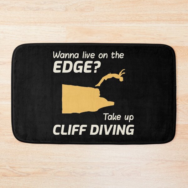 Item preview, Cliff Diving Tombstoning Base Jumping Extreme Sports Funny Sayings designed and sold by CuteDesigns1.