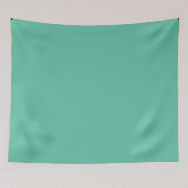 Item preview, Turquoise Green Solid Color designed and sold by PabloPatterns.