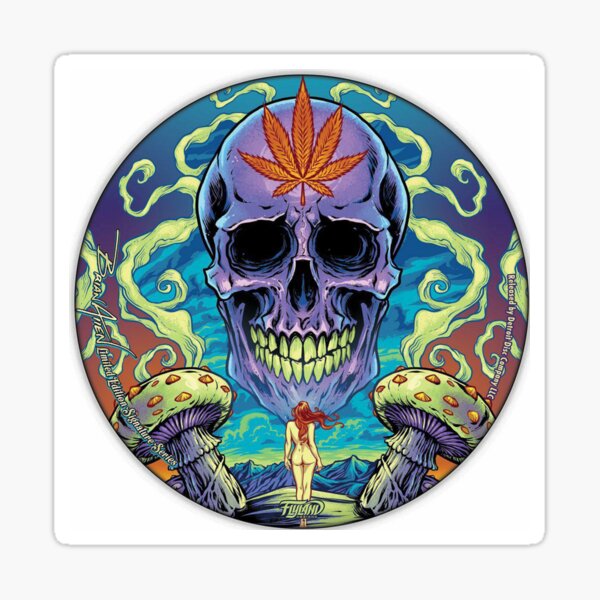 Skull heard, anime, digital, drawing, skull, heard, illustration, Artwork, simplex's Sticker