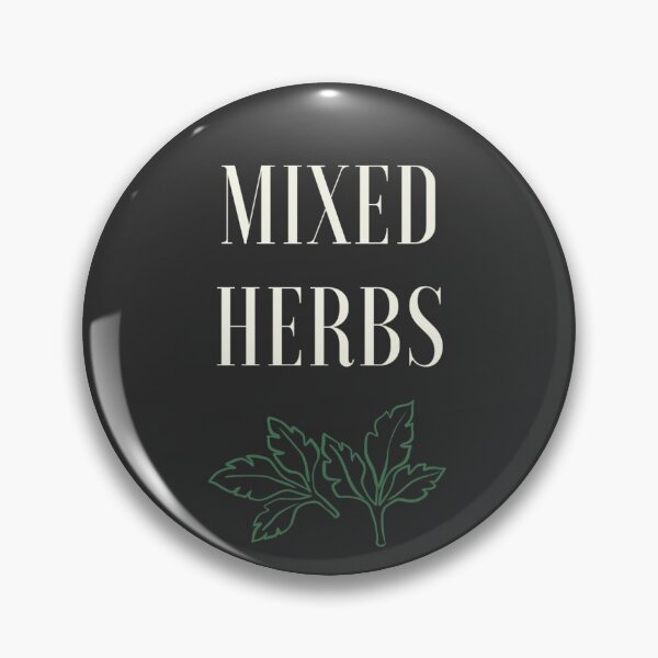 Item preview, Mixed Herbs Kitchen Storage Jar Label designed and sold by the-label-guy.