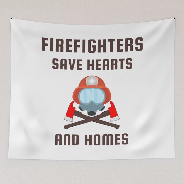 Item preview, Firefighters Save Hearts & Homes designed and sold by Sam-DesignMart.
