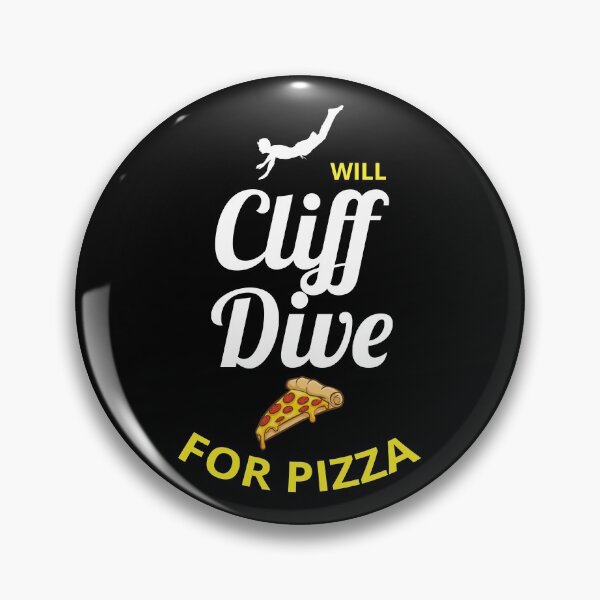 Item preview, Cliff Diving Diver Base Jumping Pizza Lover Funny designed and sold by CuteDesigns1.