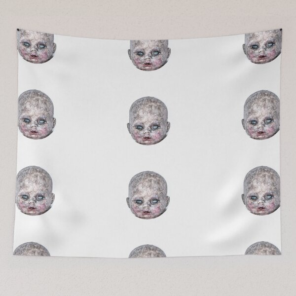 Item preview, Creepy Doll Head designed and sold by Kirsty McFarland-Rice.