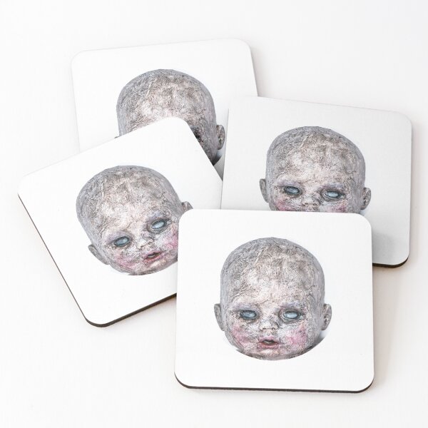 Item preview, Creepy Doll Head designed and sold by Kirsty McFarland-Rice.