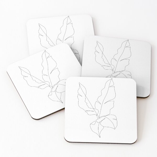 Item preview, Tropical leaves designed and sold by OneLinePrint.