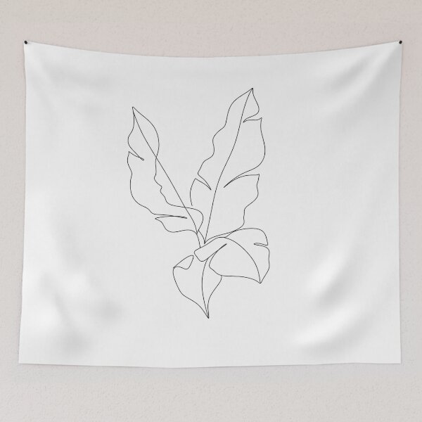 Item preview, Tropical leaves designed and sold by OneLinePrint.