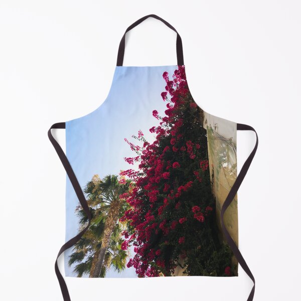 Item preview, Palm tree & Pink Flowers - Tropical Scene in Malaga, Spain designed and sold by Veriepear.