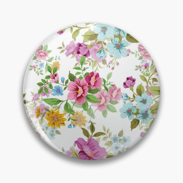 Item preview, Flowers Seamless Pattern With Ladybug On Soft Green Background designed and sold by Fine Art California.