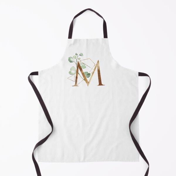 Item preview, Floral Geometric Polygon Monogram M designed and sold by junkydotcom.