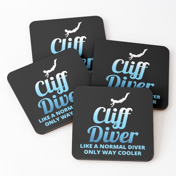 Item preview,  Cliff Diving Tombstoning Base Jumping Extreme Sports Funny designed and sold by CuteDesigns1.