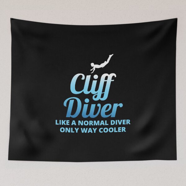 Item preview,  Cliff Diving Tombstoning Base Jumping Extreme Sports Funny designed and sold by CuteDesigns1.