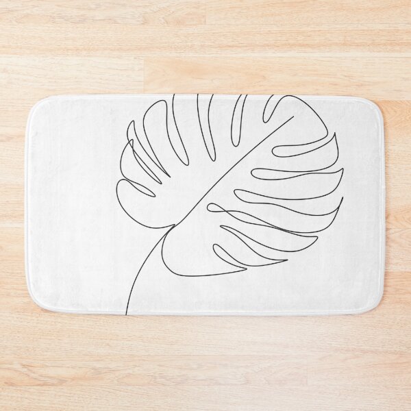 Item preview, Line Art Tropical Leaves designed and sold by OneLinePrint.