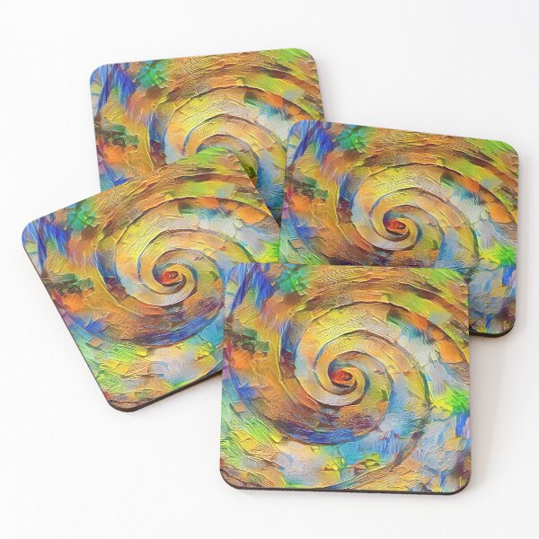 Item preview, Fibonacci spiral DeepStyle abstraction designed and sold by blackhalt.