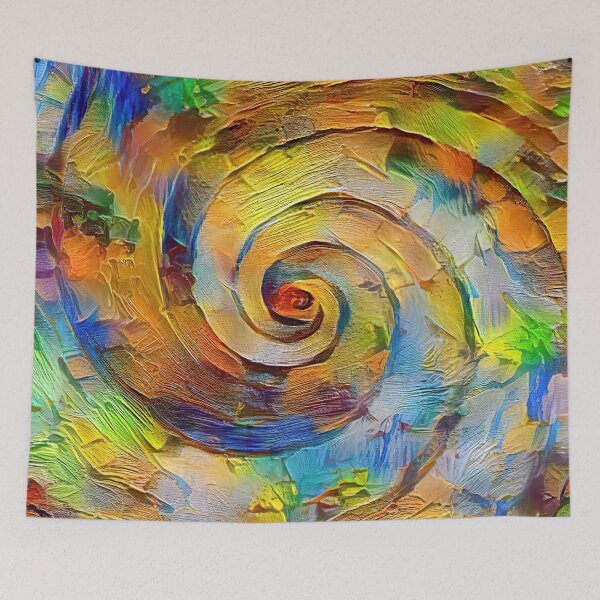 Item preview, Fibonacci spiral DeepStyle abstraction designed and sold by blackhalt.