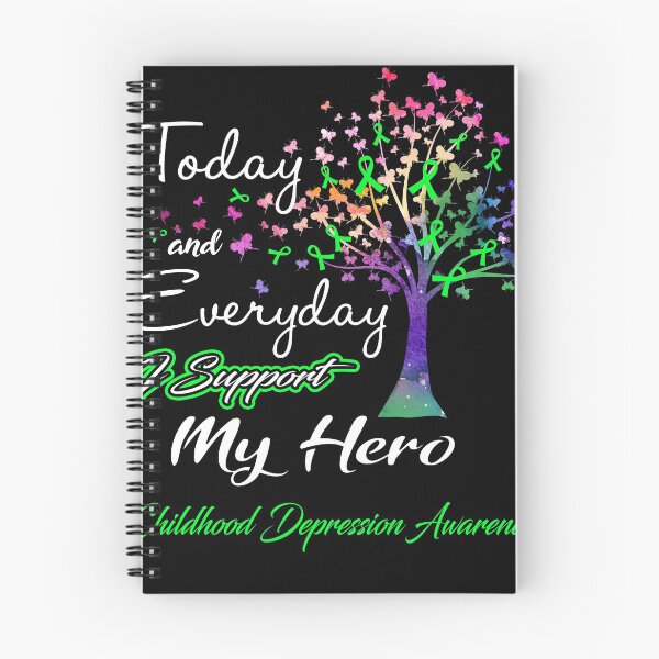 Item preview, Childhood Depression Awareness Today and Everyday I Support My Hero designed and sold by ElizabethS809.