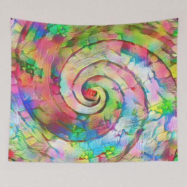 Item preview, Fibonacci spiral DeepStyle abstraction designed and sold by blackhalt.