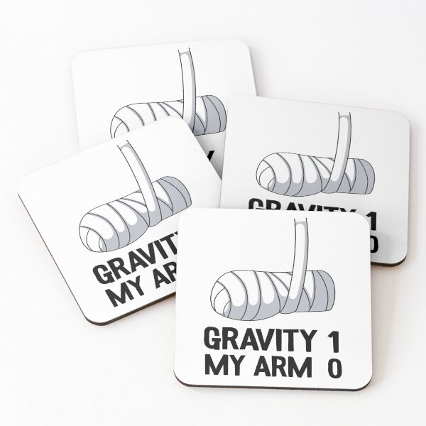 Item preview, Broken Arm Get Well Soon Gift Gravity 1 Funny designed and sold by Stronzi.