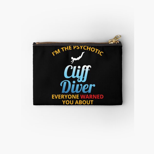 Item preview, Cliff Diving Tombstoning Base Jumping Extreme Sports Funny designed and sold by CuteDesigns1.