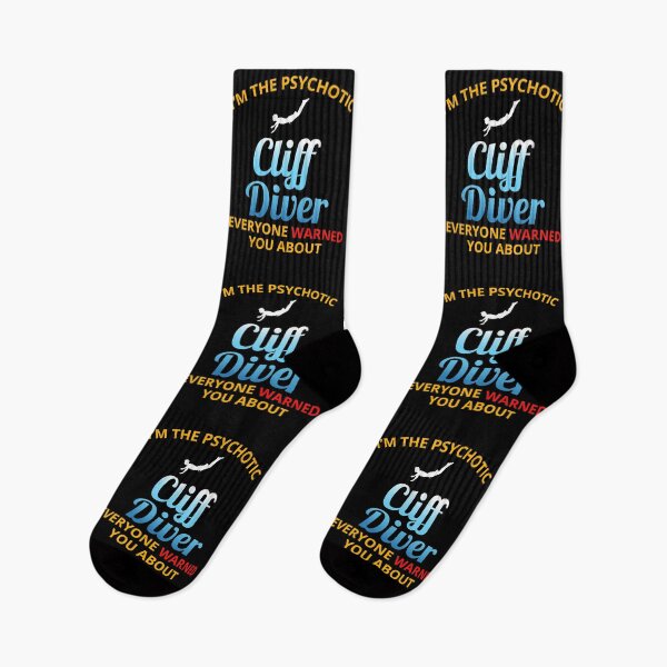 Item preview, Cliff Diving Tombstoning Base Jumping Extreme Sports Funny designed and sold by CuteDesigns1.