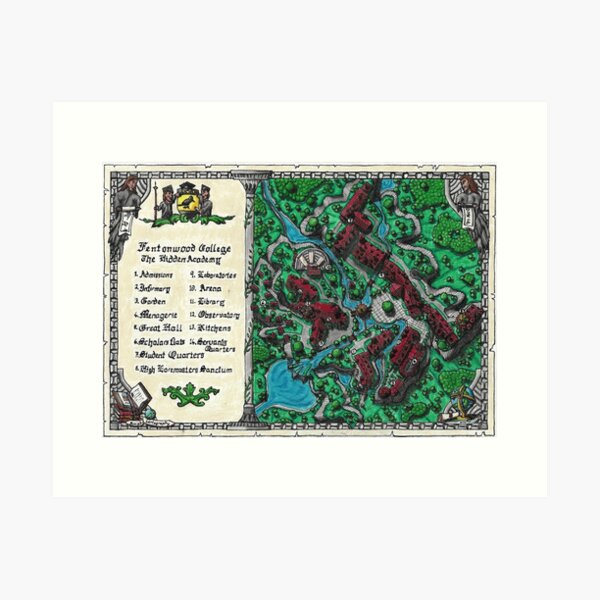 Fentonwood College, The Hidden Academy Art Print
