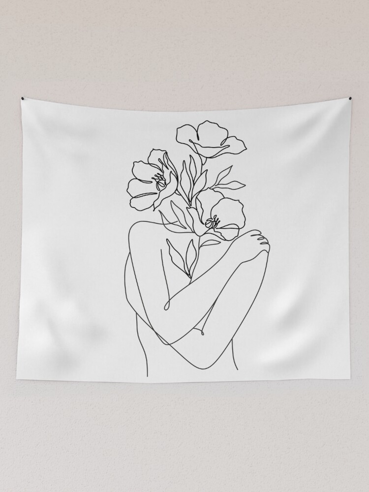 Line sales art tapestry