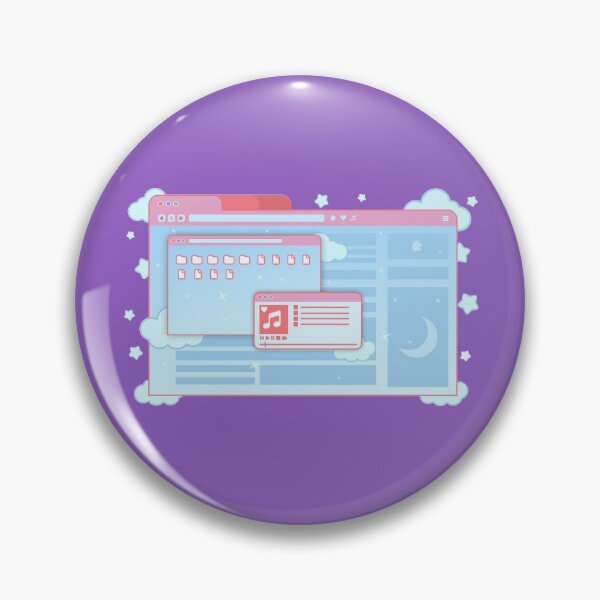 Item preview, 90 Grunge Vaporwave Aesthetic Browser of E-girl Kawaii Purple Desktop Pastel Gifts  designed and sold by alenaz.