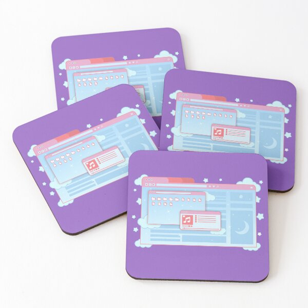 Item preview, 90 Grunge Vaporwave Aesthetic Browser of E-girl Kawaii Purple Desktop Pastel Gifts  designed and sold by alenaz.
