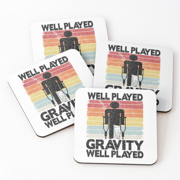 Item preview, Well Played Gravity Broken Leg Surgery Recovery Vintage designed and sold by Stronzi.