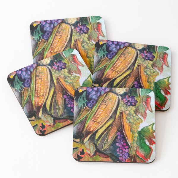 Item preview, The fruits of autumn, still life watercolors pattern designed and sold by Ala Lopatniov.